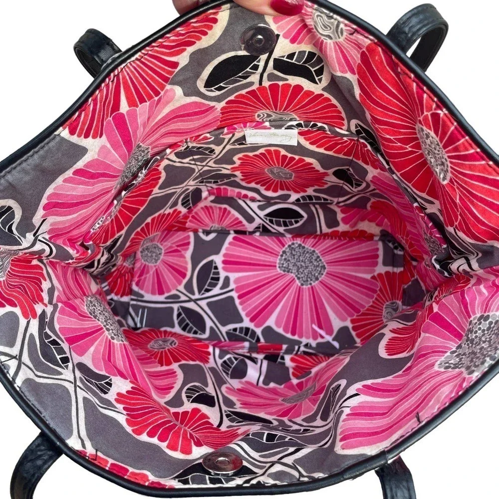 Vera Bradley Floral Blossoms Patterned Tote with Two Handles